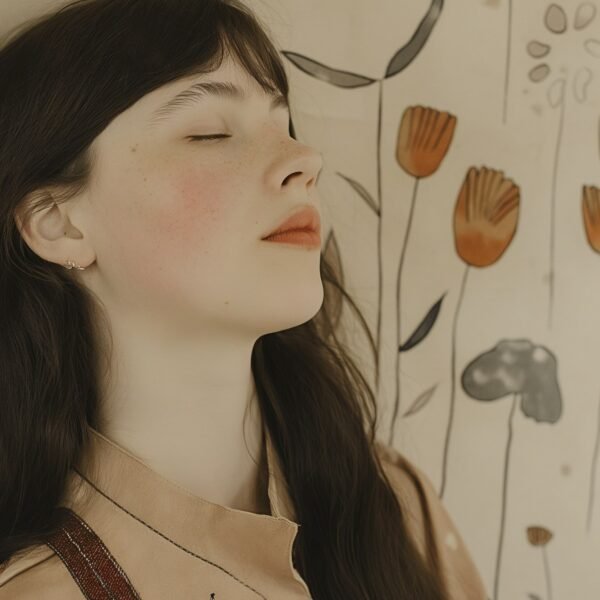 Serene Portrait of Young Woman